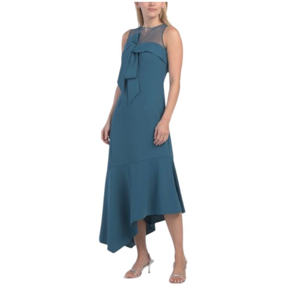 JS COLLECTIONS Sleeveless Illusion Gown - Picture 1 of 3